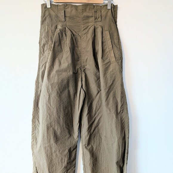 Ganni Tech Nylon Wide Leg Pants - Picture 2 of 6